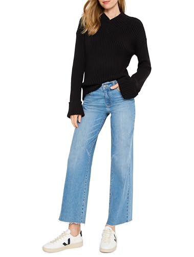 NIC+ZOE Women's Mock V Ribbed Sweater
