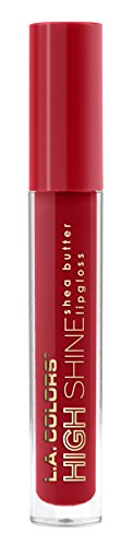 L.A. Colors High Shine Shea Butter Lip Gloss, Dynamite, 0.14 Ounce