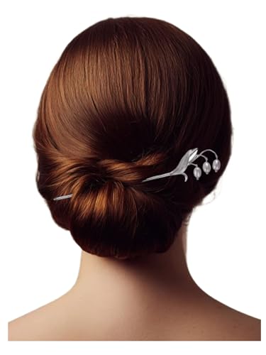 Épingle à cheveux en argent 15,2 cm pour faire tenir les cheveux épais