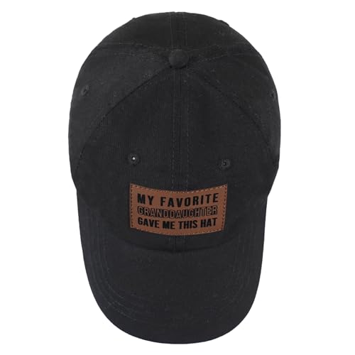 Image of Grandpa Hats for Men, Birthday Gifts for Grandpa, Gift from Grandkids, Funny Trucker Hat Baseball Cap