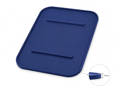 Image of ZENITH Steam Iron Protective Rest Pad, Felt pad, Heat Resistant Iron Tray Mat, 22.5 x 15 cm,Suitable for all types of Household and Industrial Irons like silver star ES 300L etc. Blue (1pc)