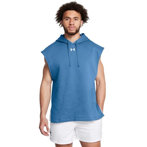 Under Armour mens Rival Fleece Sleeveless Hoodie