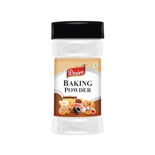 Image of Desire Baking Powder, 250g - Gluten-Free, Aluminum-Free, Double-Acting Leavening Agent for Fluffy Cakes, Cookies & Breads - Ideal for All Baking Needs