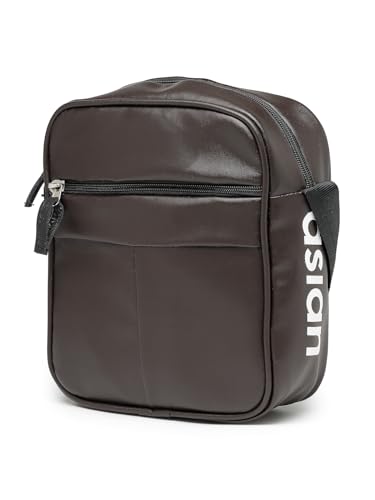 Image of ASIAN Premium Brown Textured Sling Pouch | Compact, Stylish & Travel-Ready Bag for Women and Girls