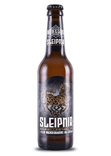 WACKEN BRAUEREI Helles Craft Beer Box 20 x 0,33 l Flasche | SLEIPNIR | Viking Craftbeer Set Gift for Men | Wikinger Kraft Bier Geschenk für Männer | Party Festival Heavy Metal - Image 3