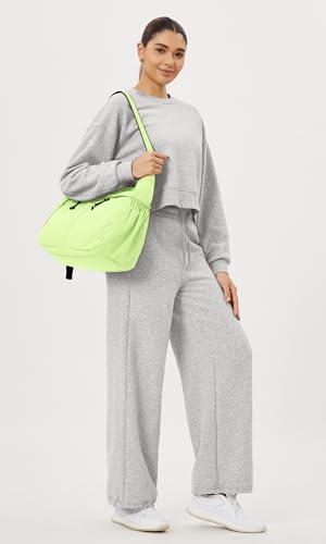 Image of ODODOS 20L Crossbody Tote Bag Large Capacity Lightweight Hobo Shoulder Sling Bags for Gym Shopping Beach Travel