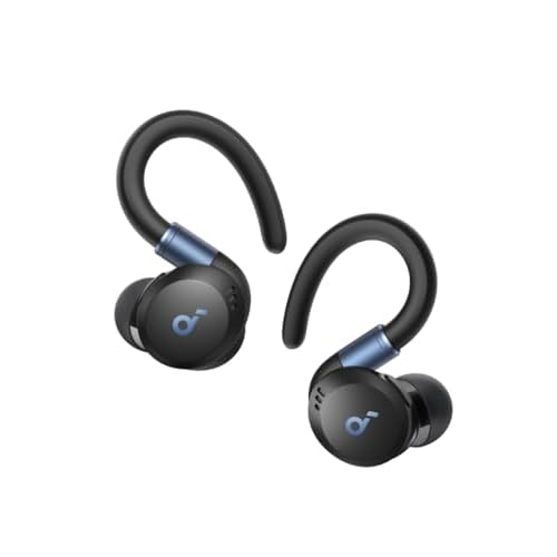 Soundcore Sport X20 cuffie bluetooth sport di Anker, auricolari cancellazione del rumore, rotabili e estensibili, bassi profondi, impermeabilità IP68 anti-sudore, anti-polvere, lungo riprodu