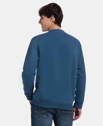 Image of Jockey US92 Men Super Combed Cotton Rich Fleece Sweatshirt with StayWarm Technology