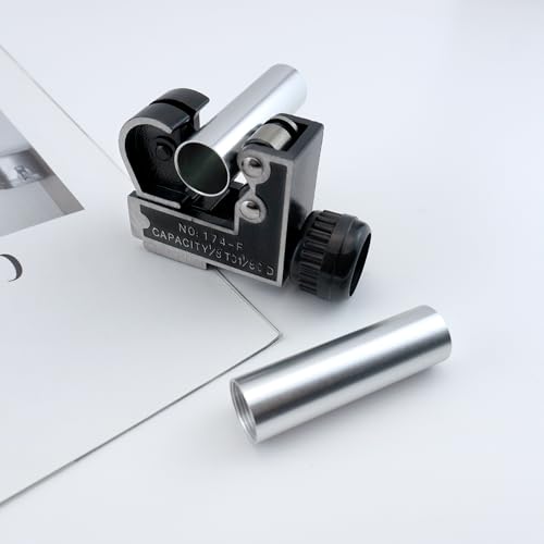 Image of Quacc Mini Pipe Cutter 1 /8 to 1-1 /8 Inch Copper Tubing Cutter Pipe Cutting Tool Tube Cutter Metal Pipe Cutter for Cutting Copper Pipe, Brass Pipe, Aluminum Pipe, Steel Pipe