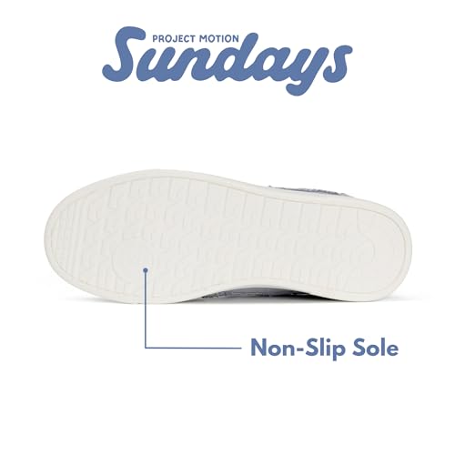 Image of Sundays Canvas Sneakers Women - Memory Foam Insole with Breathable Canvas Shoes for Women Footwear - Non-Slip with Lightweight and Comfortable Womens Sneakers