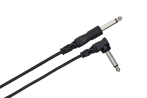 Hosa CPP-110R cable 1/4" TS a ángulo recto 10 pies miniatura 4