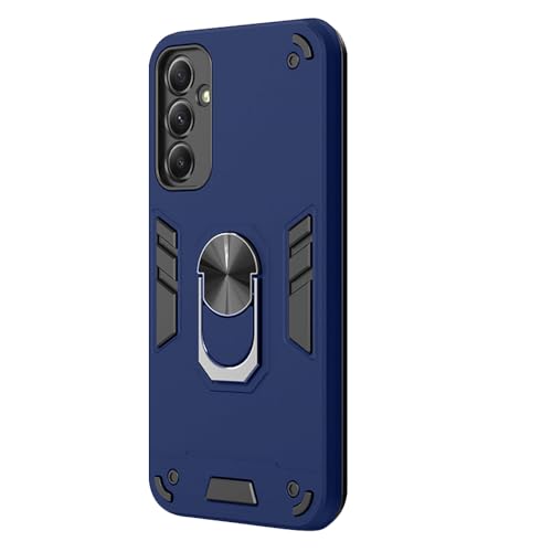 Image of amazon basics Basic Case for Samsung Galaxy A24 4G (Polycarbonate, Thermoplastic Polyurethane Blue)