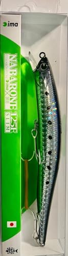 IMA Nabarone Slim 125 Floating y0315, poisson nageur effilé Marlin Blue