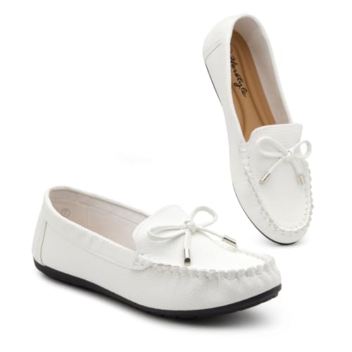 Image of Herstyle Loafers for Women - Slip-On Business Flats Shoes | Dressy Casual Walking Flats with Memory Foam Insole | Lightweight & Comfortable Moccasins for Office & Travel