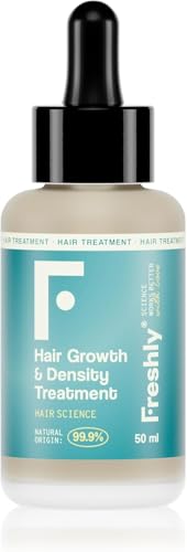 Freshly Cosmetics Sérum anticaída y crecimiento saludable y fuerte Hair Growth & Density Treatment, 50ml