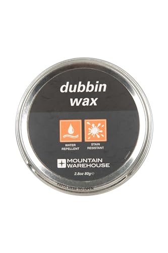 Mountain Warehouse Dubbin Wax - Suitable for All Leather Shoes Durable Boot Wax One