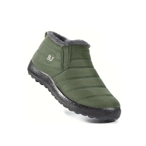 Boojoy Winterstiefel, rutschfeste Winter-Schneestiefel für Damen...