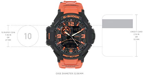 Casio G-Shock Analog Black Dial Men's Watch-GA-1000-4ADR (G468) - Image 3