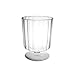 Party Essentials Deluxe/Elegance One Piece Hard Plastic 8-Ounce Wine Glasses, 20-Count, Clear