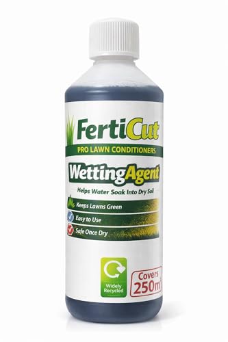 Ferti Cut Wetting Agent for Dry Soil Pro Lawn Conditioner Keeps Lawns Green Covers 250m
