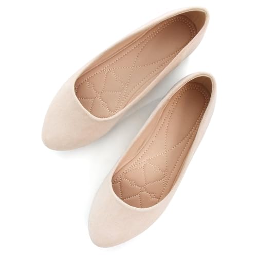 Image of SAILING LU Casual Shoes for Women Dressy Ballet Flats | Comfort Fit, Work Shoes,Casual for Women, Slip-Ons Loafers