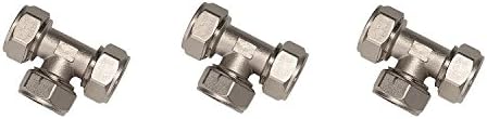 Maxline M8011 Equal Tee Fitting for 3/4-Inch Tubing (3 PACK)
