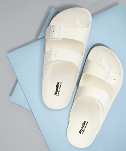 Image of Aqualite NEO-1258 Men Slides Sandal with Slip-on wear, Comfort and Flat Base Sandal for dailywear uses