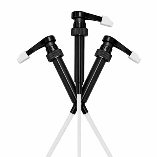 Handit Black Coffee Syrup Pumps- Fits 25.4oz/750ml Liter Torani, Skinny,