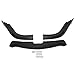 KUAFU 3Pcs Front Bumper Lip Splitter Compatible with 2006-2007 Subaru Impreza WRX STI CS2 Style Under Chin Spoiler Air Dam Body Kit Unpainted Black
