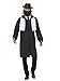 Produktbild Smiffys Herren Rabbiner Kostüm, Jacke, Schal, Hut und Bart, Größe: L, 44689