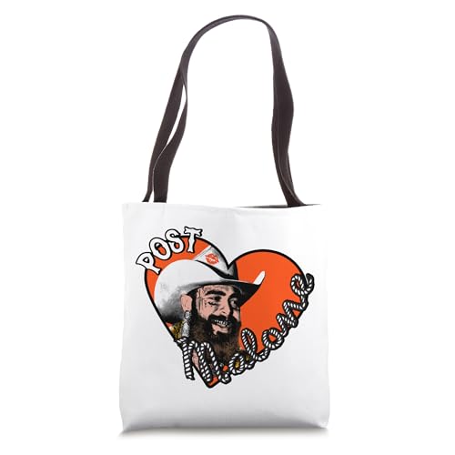 Official Post Malone Heart Photo Tote Bag