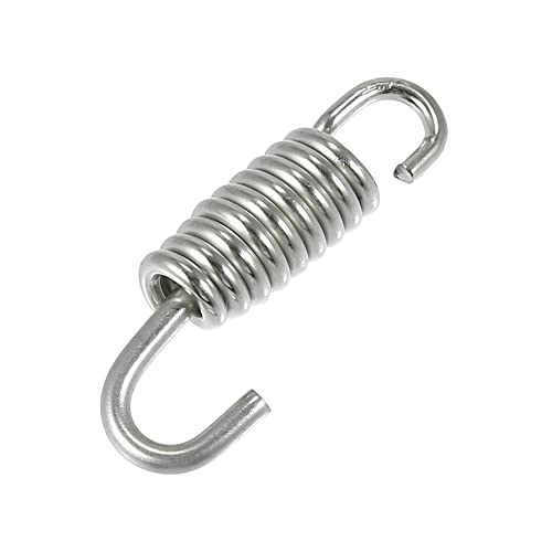Motoforti Motorräder Universal Auspuffrohrfeder 40mm 1,57 Zoll Edelstahl Auspuffrohr Federhaken Modifiziertes Zubehör