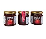 Crema di Peperoni Piccante – Confezione da 3 x 125g | Peperoni Dolci e Piccanti | Senza Conservanti | Ideale per Bruschette e Carni