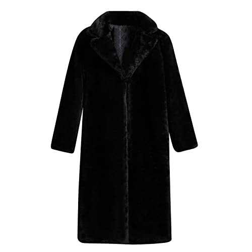 Manteau d'hiver en polaire pour femme coupe longue et confortable en grandes tailles