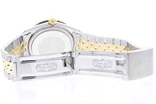 Rolex Men's Datejust 16013 Jubilee Band Silver Stick Dial 18k Yellow Gold Fluted Bezel (Certified Preowned)4