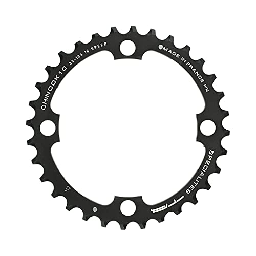 Plateau Specialites Krone BCD104 9V Z44 noir pour transmission de velo