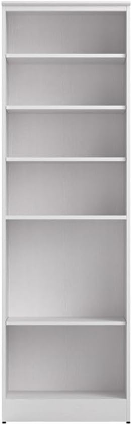 Bestar Key West 25W Closet Organizer, Shelving Unit, Storage Cabinet for Bedroom, Guest Room, or Living Room in Pure White Oak