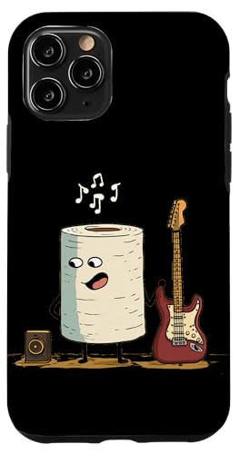 アンプとエレキギターのクールな紙 スマホケース iPhone 11 Pro 用