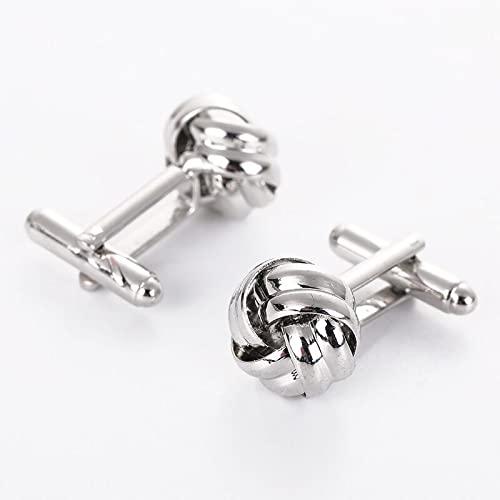 Boutons De Manchette Homme Argent - Élégants Pour Chemise Business Et Mariage