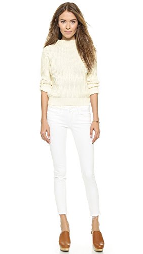 PAIGE Women's Verdugo Ankle Jeans-Distressed Optic White4