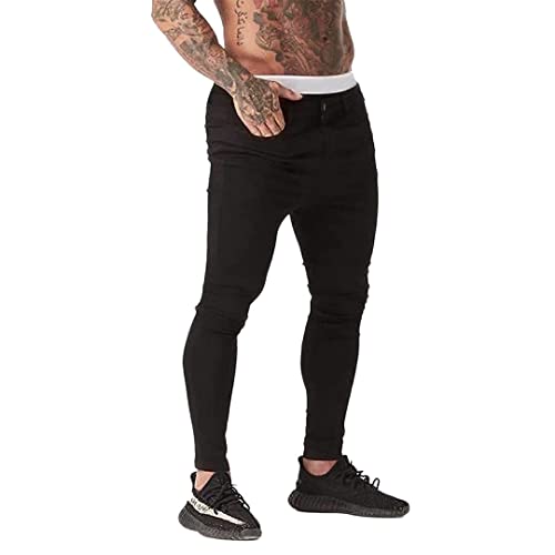 Ripped Skinny Jeans for Men Super Stretchy Distressed Slim Fit Fashionable Pants4