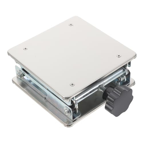 OSOLADY Stainless Steel Laboratory Lifting Table Lab Jack Scissor Stand Platform for Heavy Duty Jack Stand