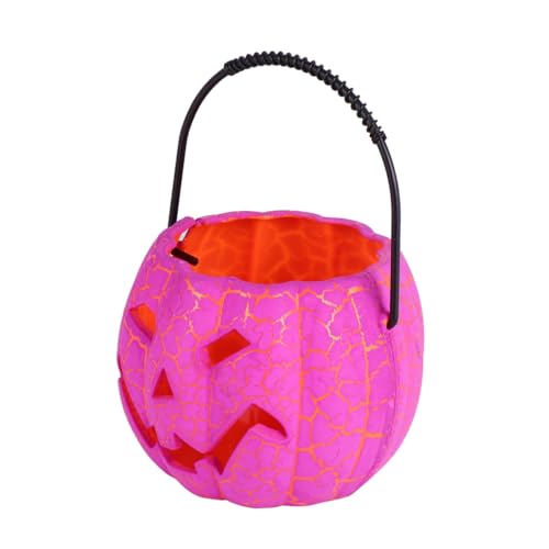 Gadpiparty Halloween Portable Voice Control Pumpkin Lantern Decorative Hanging Light for Parties Tabletop Home Decor Warm Ambiance with Delicate Halloween Design