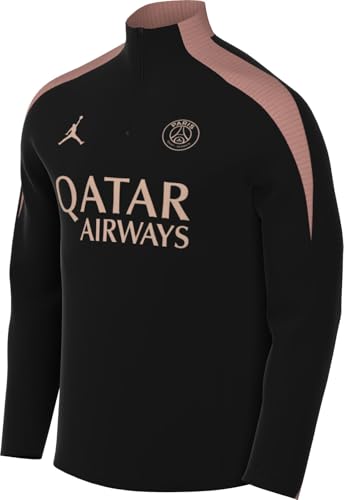 Tercera Equipación Strike París Saint-Germain Camiseta De Entrenamiento De Fútbol Jordan Dri-Fit - Hombre, Black/Rust Pink/Rust Pink, FQ2625-013, 2XL