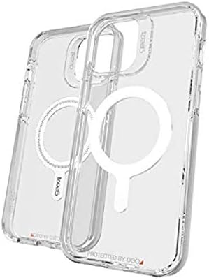 ZAGG Gear4 Crystal Palace Snap Case - Crystal Clear Impact Protection with MagSafe Compatibility for Apple 12 Pro Max
