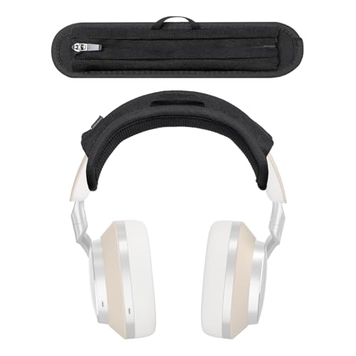 Funda para Almohadilla de Diadema Compatible con Bowers & Wilkins Px8, Px7 S3 S2e, P9, P7 Auriculares Over/On-Ear, Cojín Suave de 6 mm para Alivio de Presión, Cremallera sin Juego, con Lazo para Colgar miniatura 1