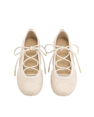 Image of JW PEI Women's Caitlin Lace-up Ballerina Sneakers