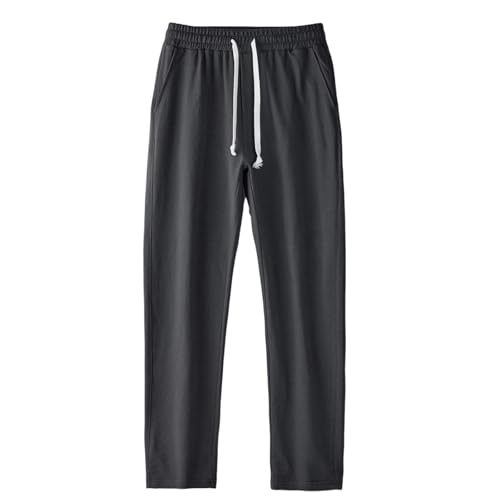 Men's Casual Sweatpants Summer Stretchy Straight Leg Lounge Pants Baggy Outdoor Running Athletic Pant with Pockets