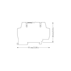 Wago 859-796 5P Grau Trennblock