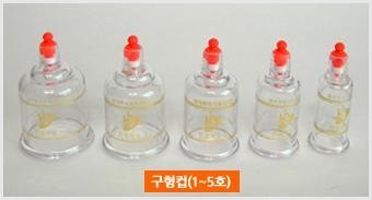 10 pcs Hansol Regular Plastic Cupping Cups, (10 Same Size Cups/Box), (Size 2)